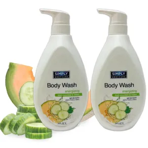 2 Moisturizing Body Wash Shower Gel Fresh Cucumber Melon Soap Skin Cleanser 34oz 2 Moisturizing Body Wash Shower Gel Fresh Cucumber Melon Soap Skin Cleanser 34oz