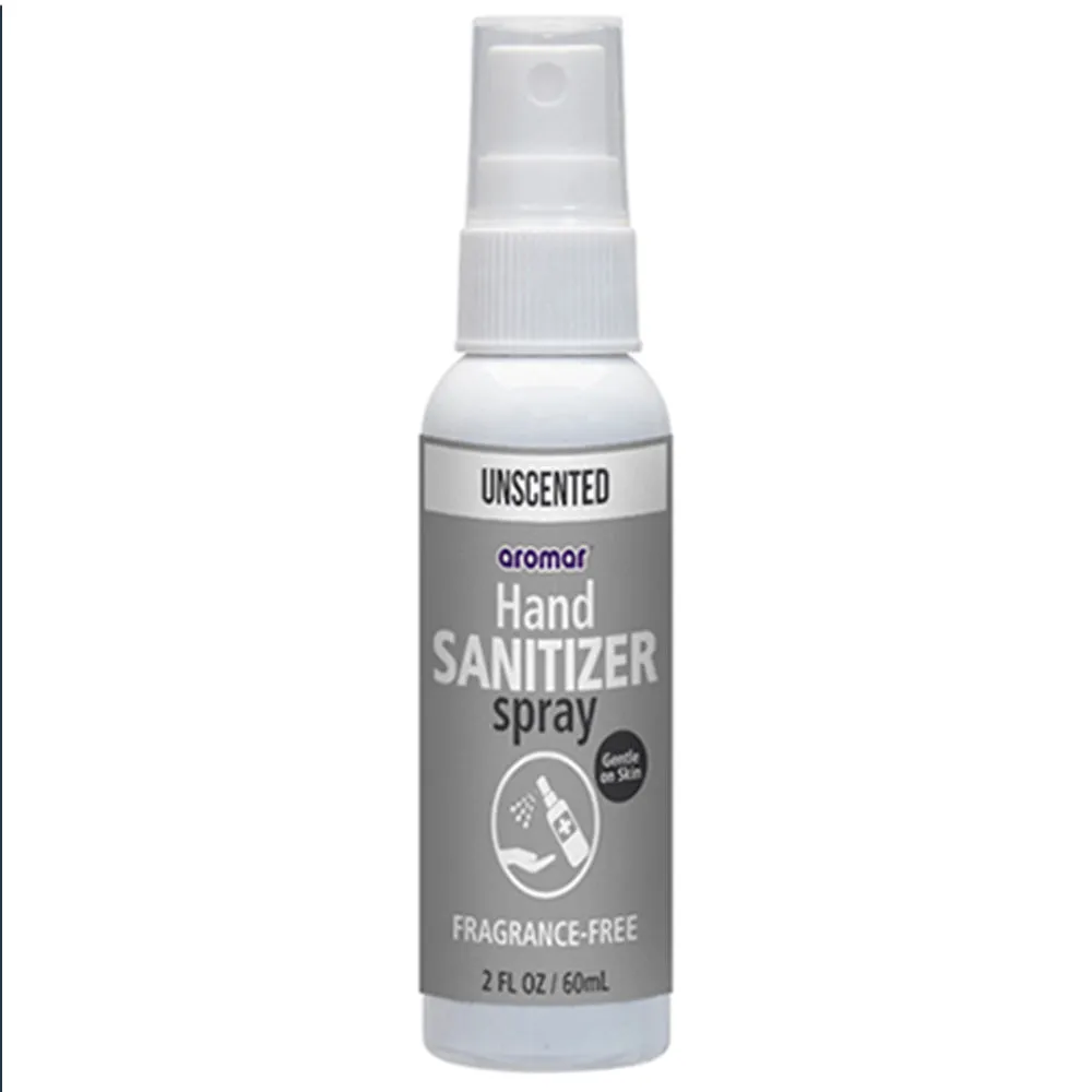 2 Unscented Hand Sanitizer Spray Fragrance Free Gentle Skin Moisturizer Cleanser
