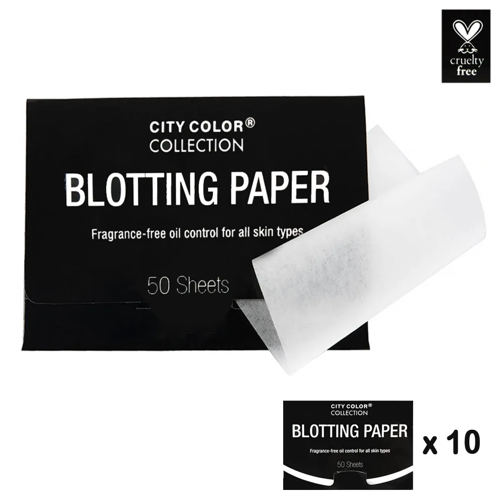 500PC Facial Oil Control Absorbent Sheets Oil-Absorbing Blotting Paper Skin Care