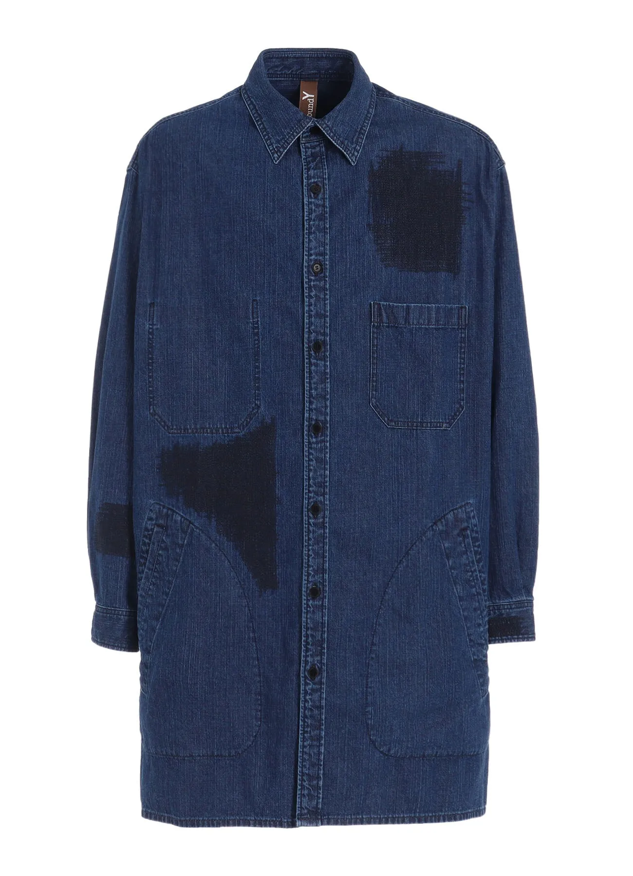 8OZ DENIM   DUNGAREE LONG SHIRT