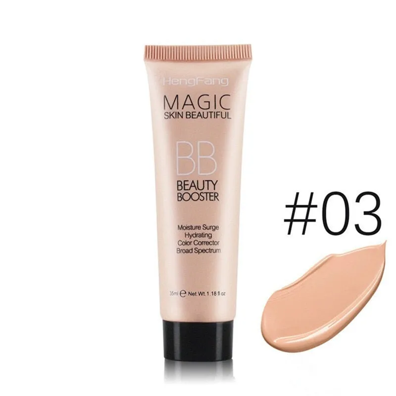 BB Cream Full Cover Face Base Liquid Foundation Makeup Waterproof Long Lasting Facial Concealer Whitening Cream Make Up