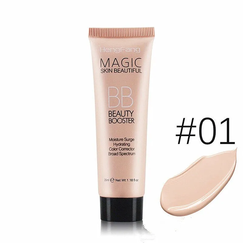 BB Cream Full Cover Face Base Liquid Foundation Makeup Waterproof Long Lasting Facial Concealer Whitening Cream Make Up