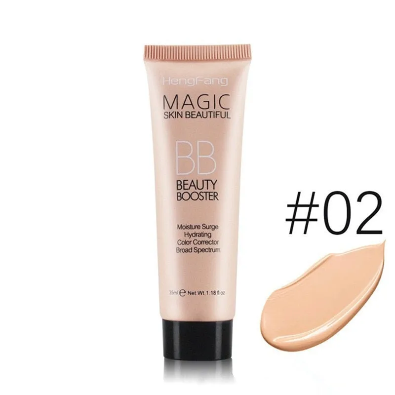BB Cream Full Cover Face Base Liquid Foundation Makeup Waterproof Long Lasting Facial Concealer Whitening Cream Make Up