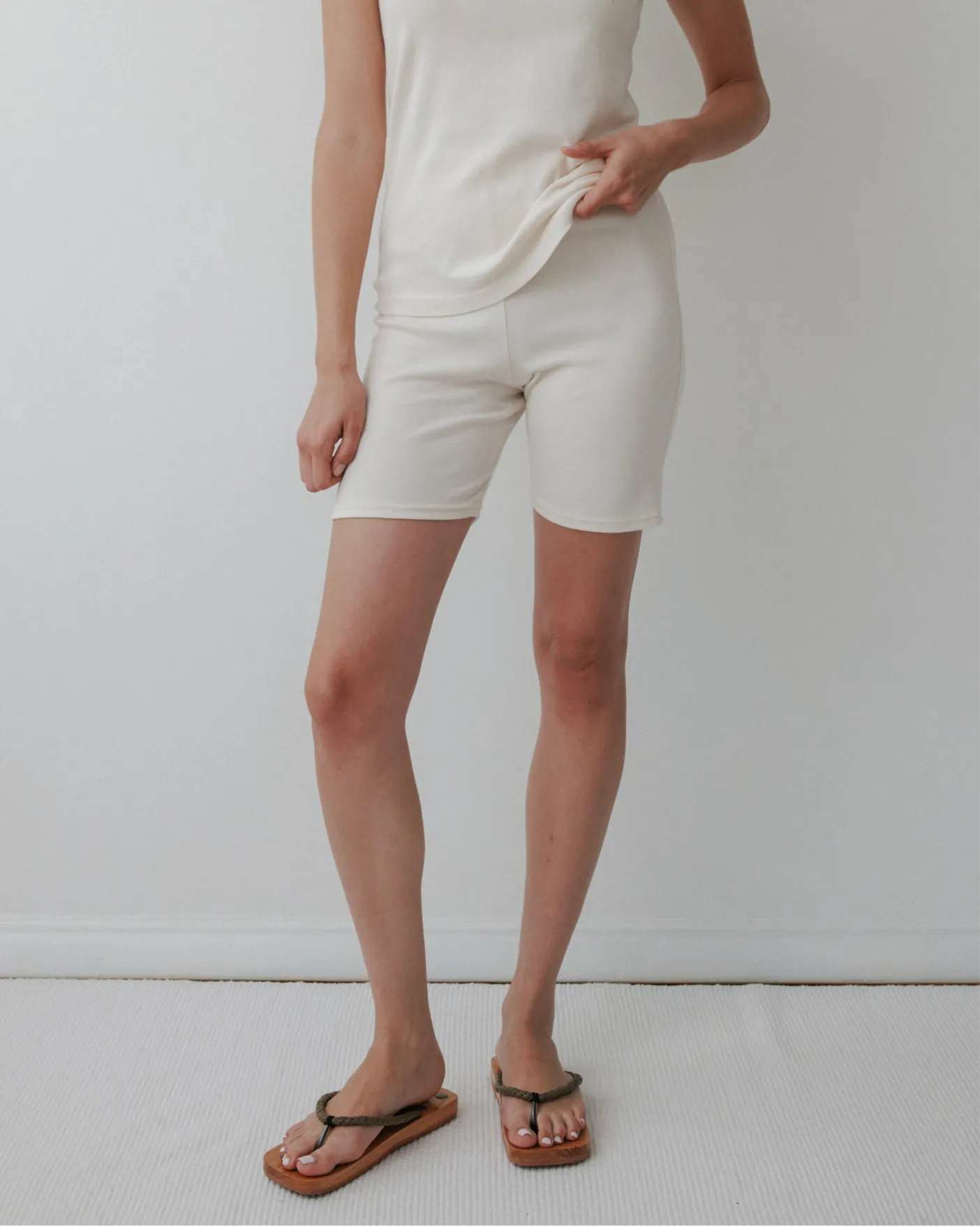 BIKE SHORT - NATURAL