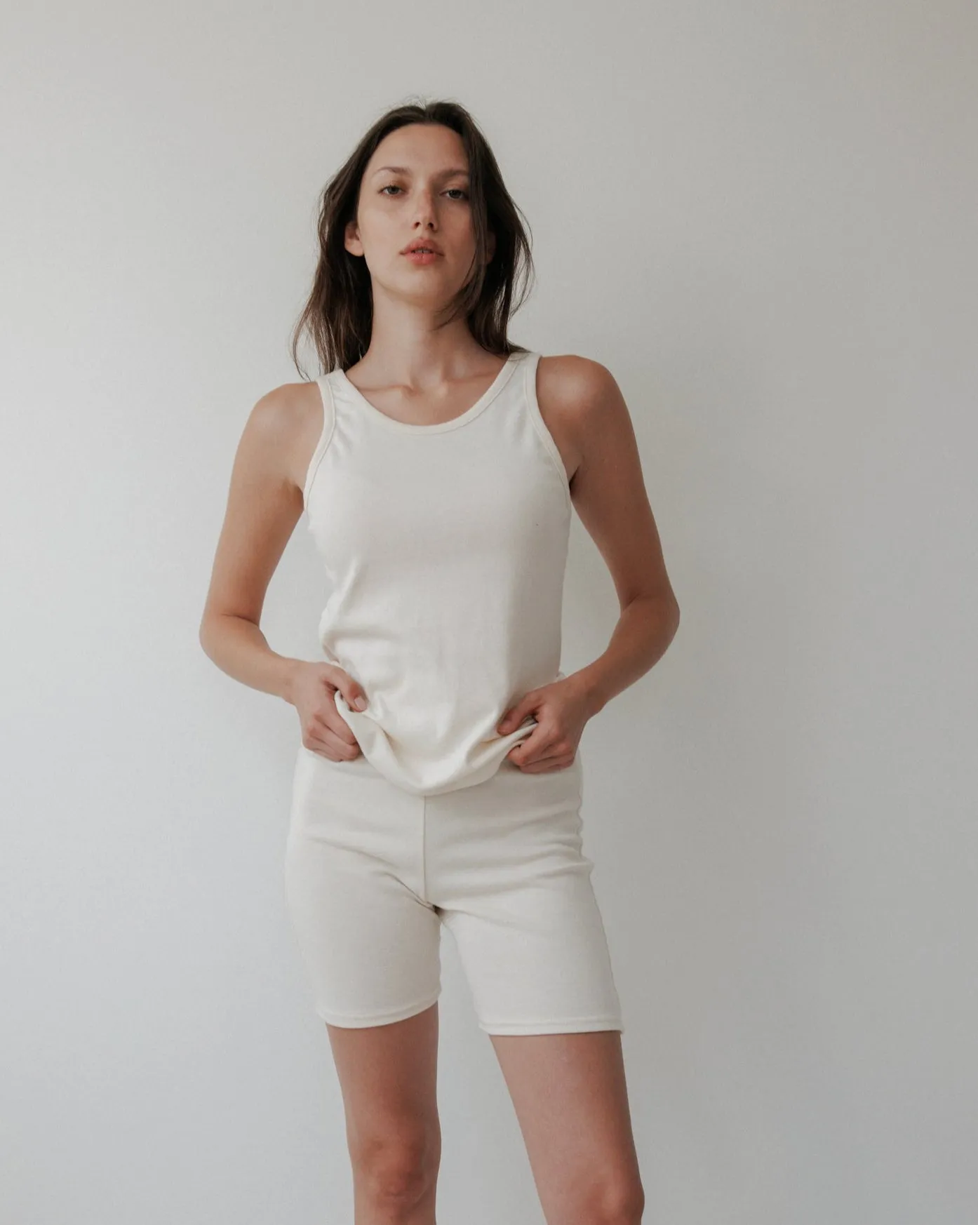 BIKE SHORT - NATURAL