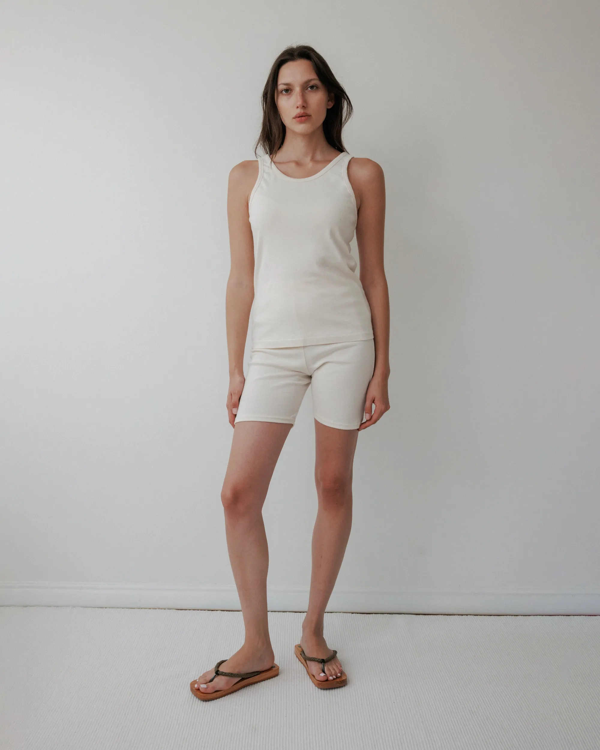 BIKE SHORT - NATURAL