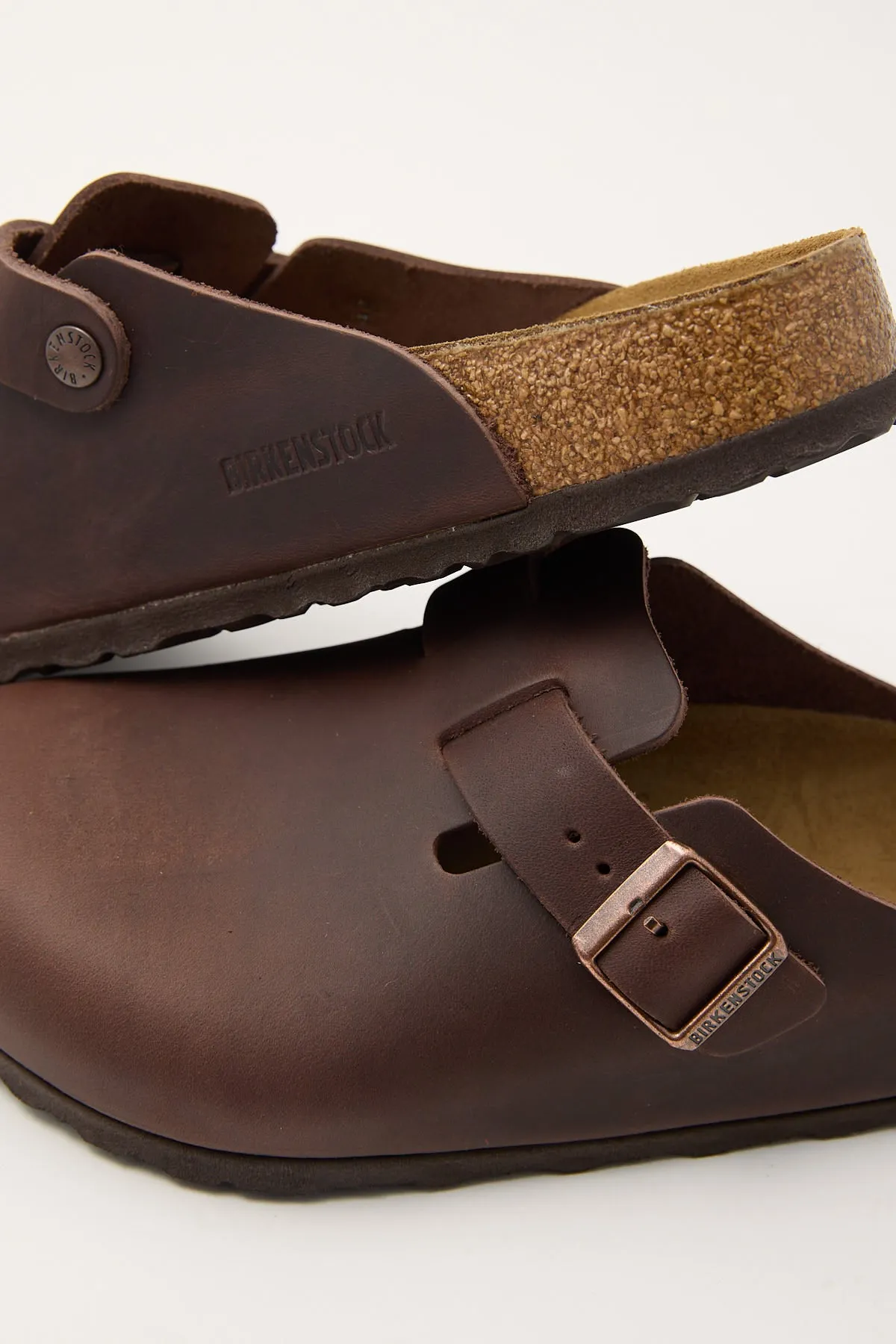 Birkenstock Boston Oiled Leather Regular Oiled Habana