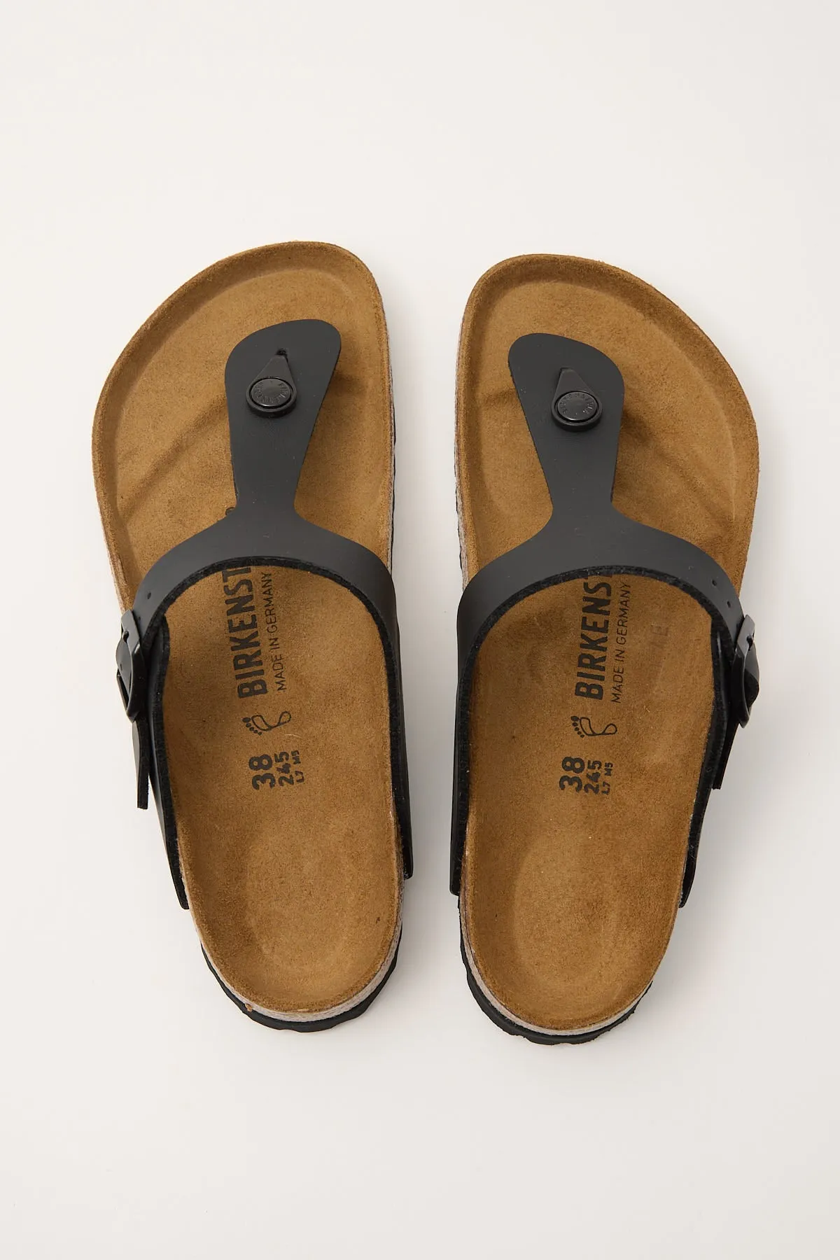 Birkenstock Gizeh Birko-Flor Regular Sandal Black