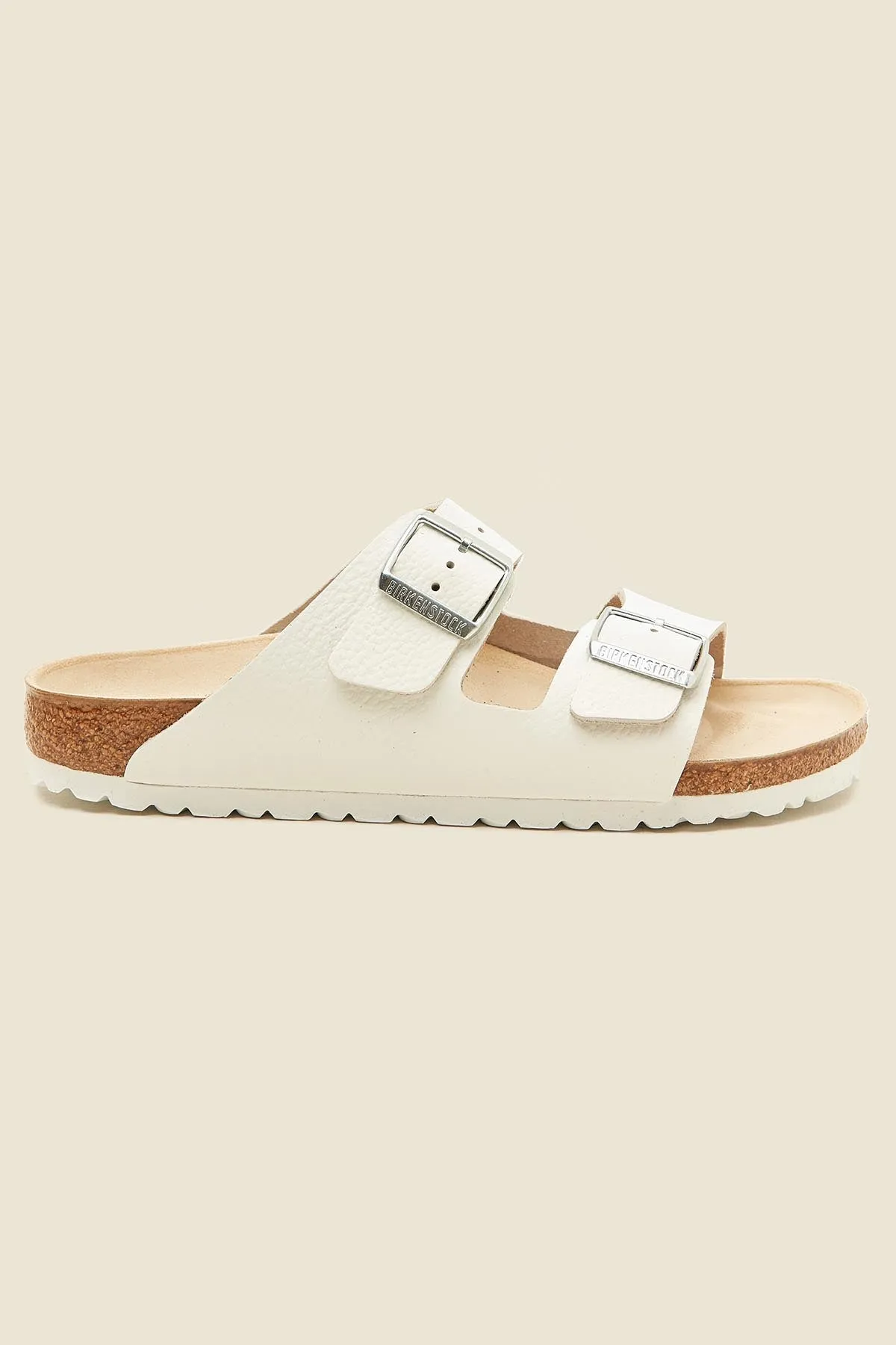 Birkenstock Womens Arizona Smooth Leather Narrow White