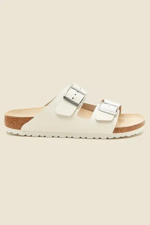 Birkenstock Womens Arizona Smooth Leather Narrow White