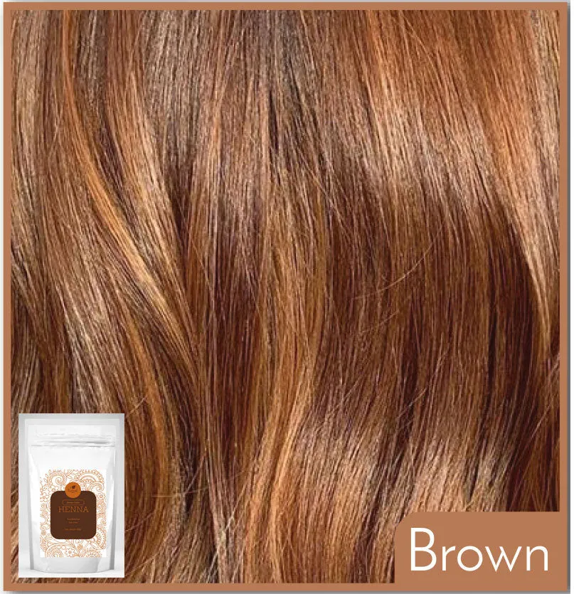 Brown Henna Based Hair Color, Mehndi For Hair, All Natural Ingredients 100 Gms Packets