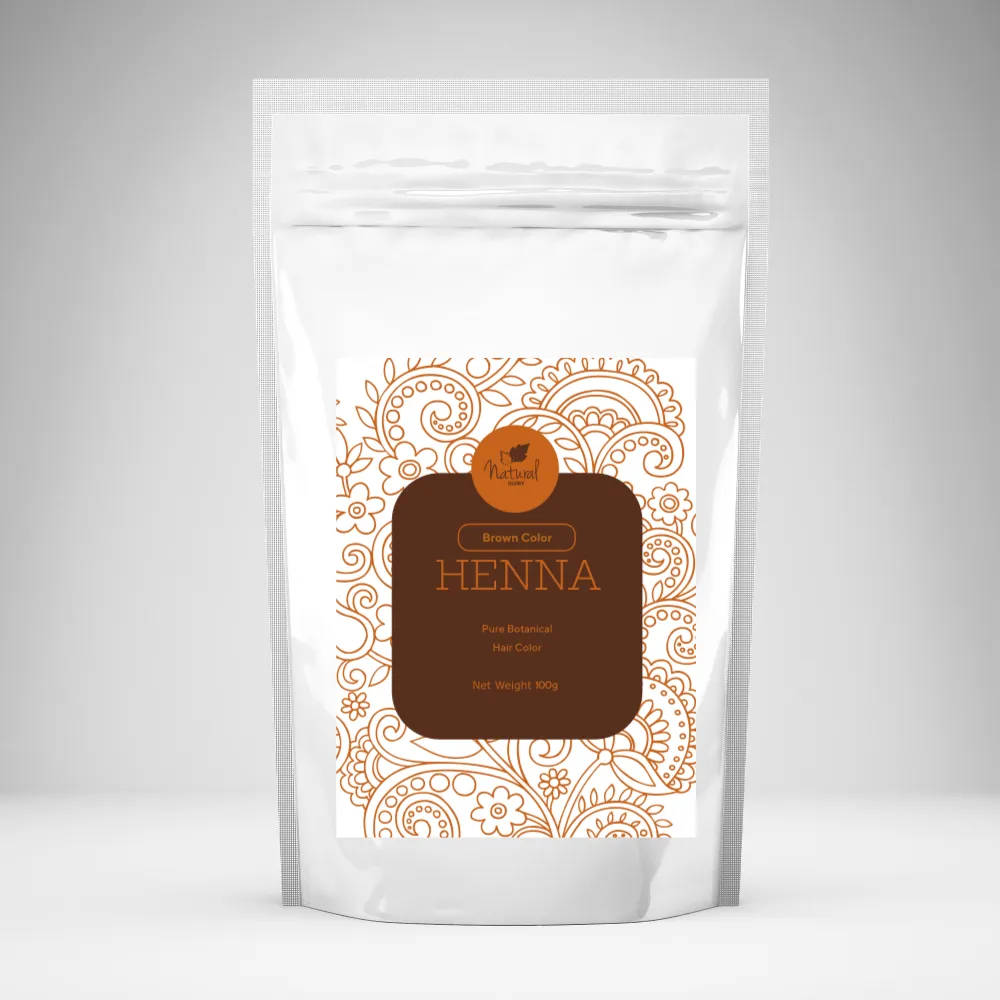 Brown Henna Based Hair Color, Mehndi For Hair, All Natural Ingredients 100 Gms Packets