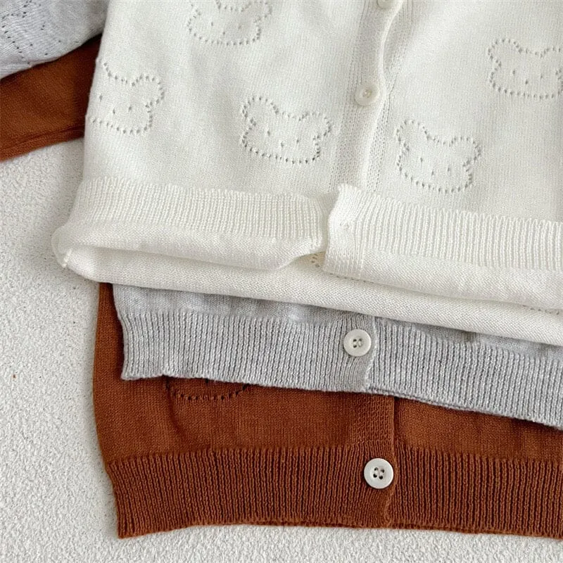 Bunny & Bear Summer Knitted Sun Protection Cardigan