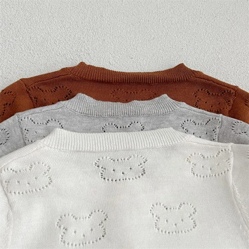 Bunny & Bear Summer Knitted Sun Protection Cardigan