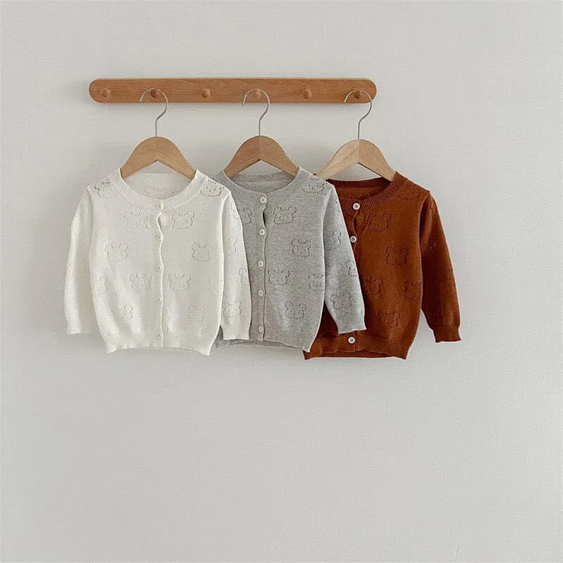 Bunny & Bear Summer Knitted Sun Protection Cardigan