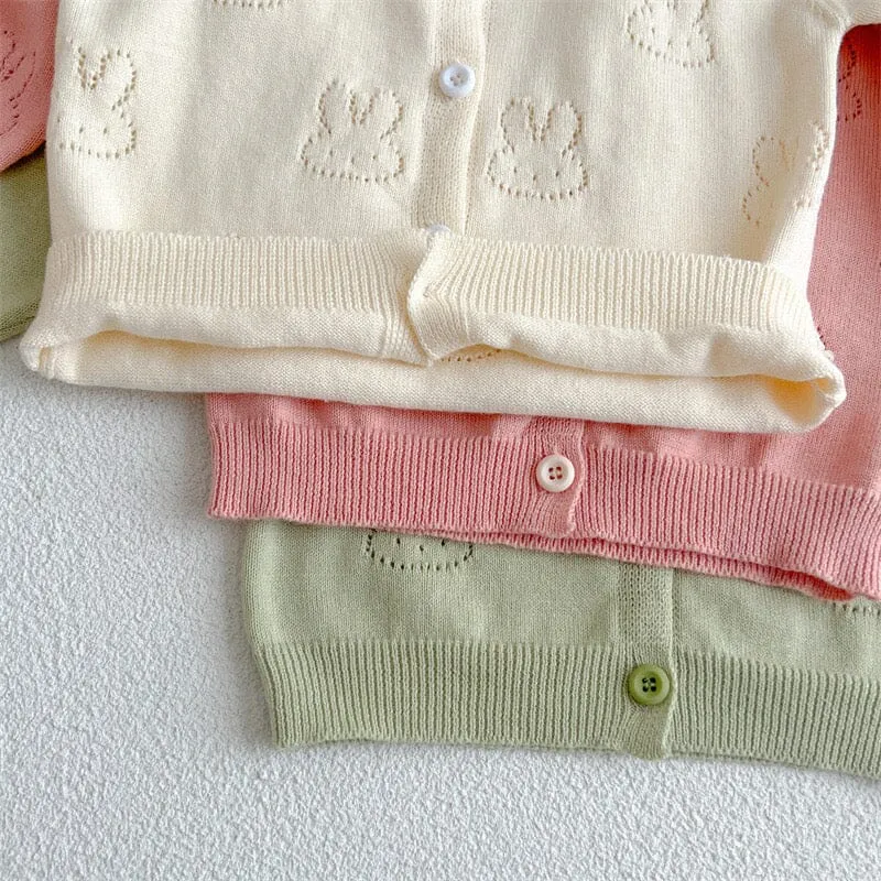 Bunny & Bear Summer Knitted Sun Protection Cardigan