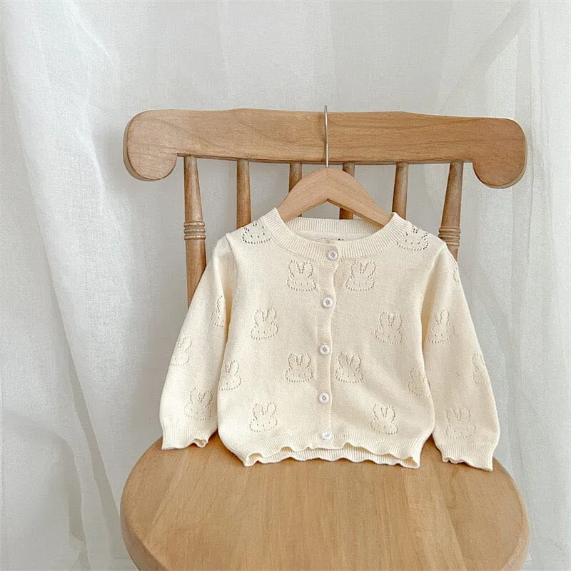 Bunny & Bear Summer Knitted Sun Protection Cardigan