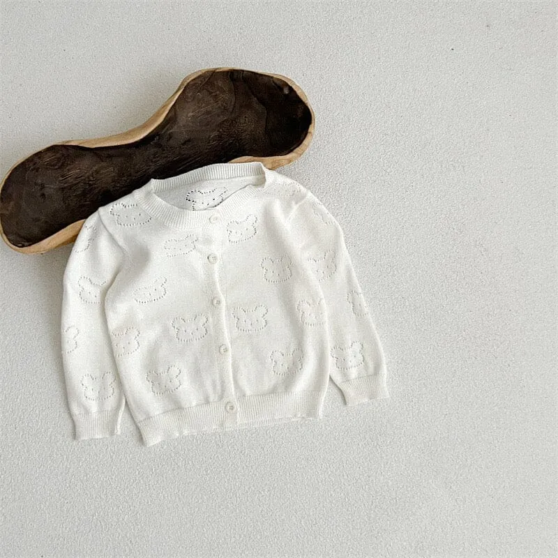Bunny & Bear Summer Knitted Sun Protection Cardigan