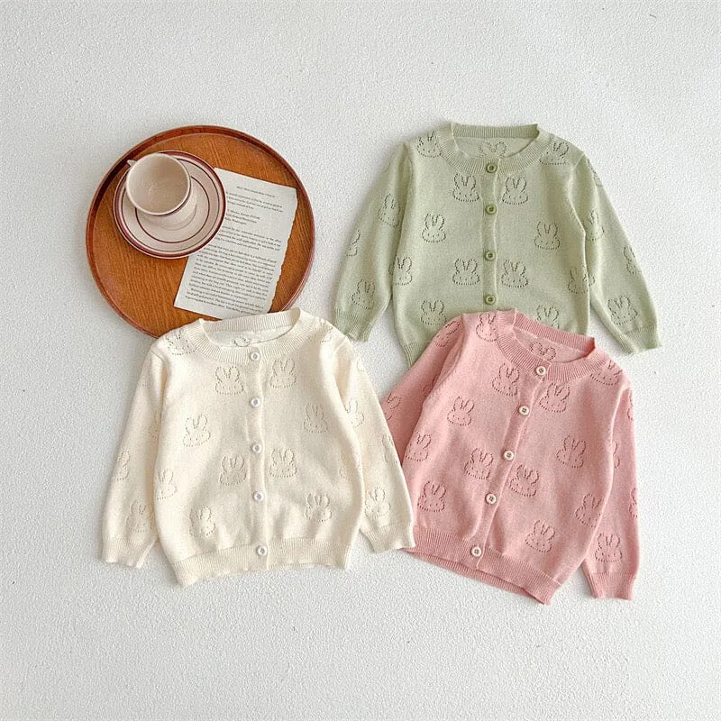 Bunny & Bear Summer Knitted Sun Protection Cardigan