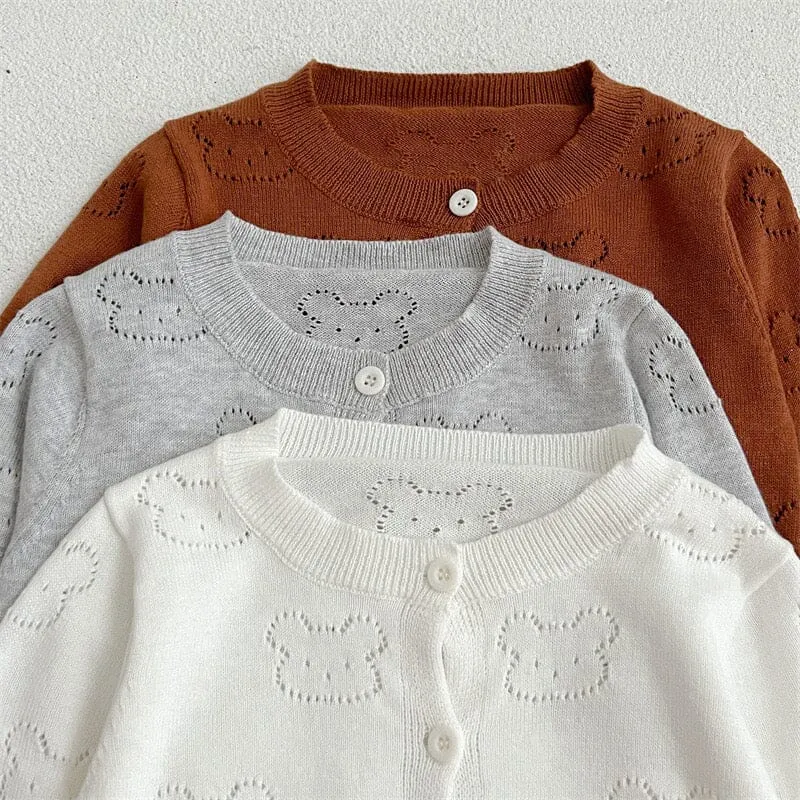 Bunny & Bear Summer Knitted Sun Protection Cardigan