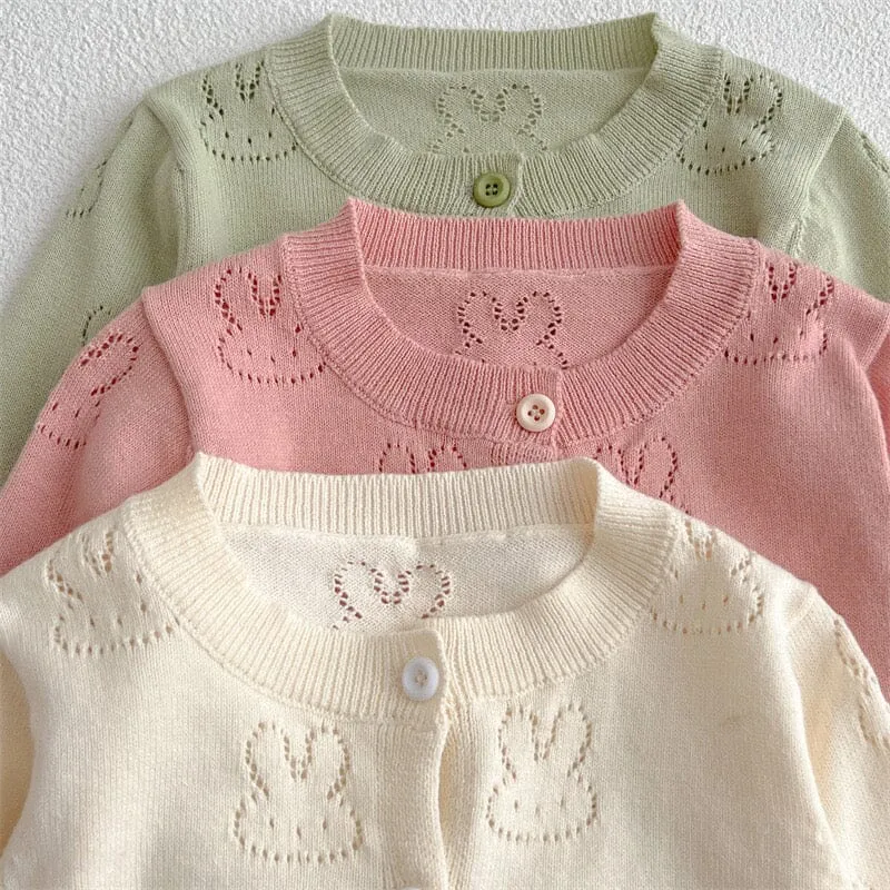 Bunny & Bear Summer Knitted Sun Protection Cardigan