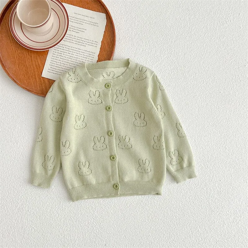 Bunny & Bear Summer Knitted Sun Protection Cardigan