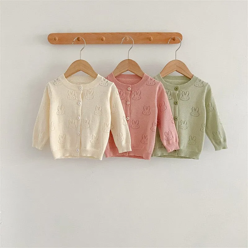 Bunny & Bear Summer Knitted Sun Protection Cardigan