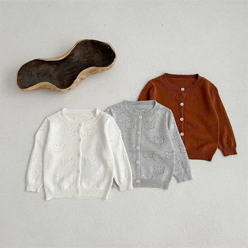 Bunny & Bear Summer Knitted Sun Protection Cardigan
