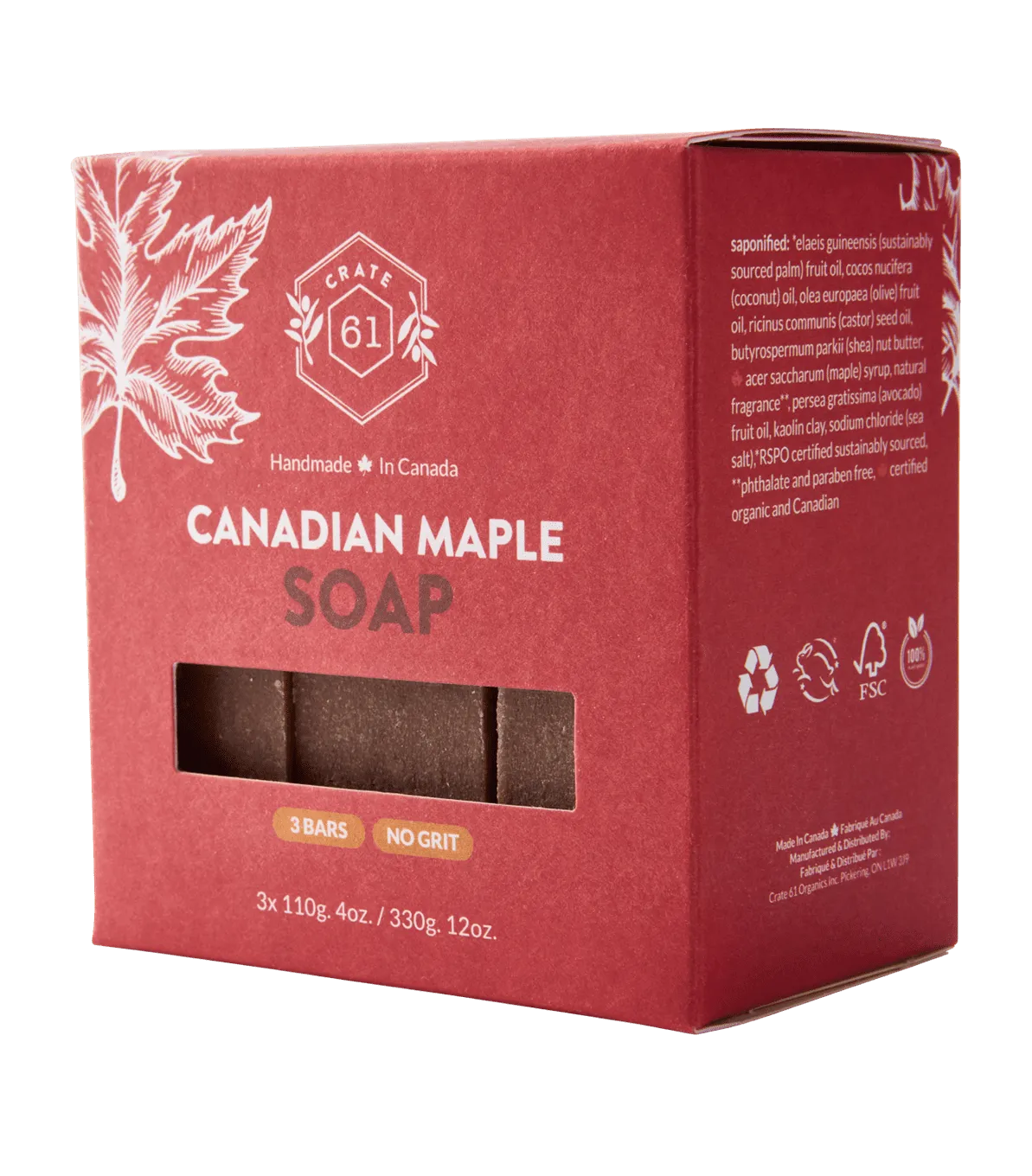 Canadian Maple Bar Soap