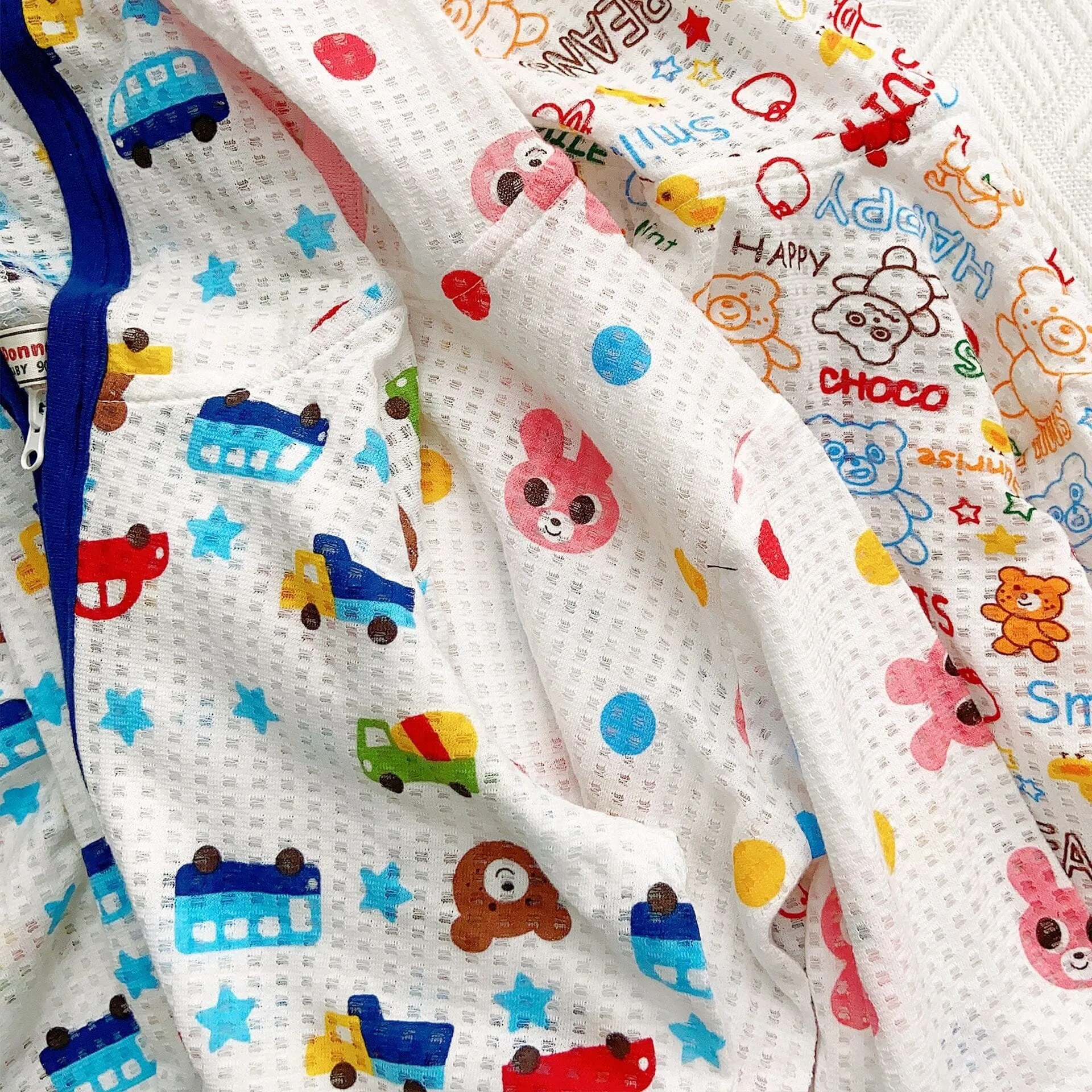 Cartoon Breathable Sun Protection Zip-Up Hoodie