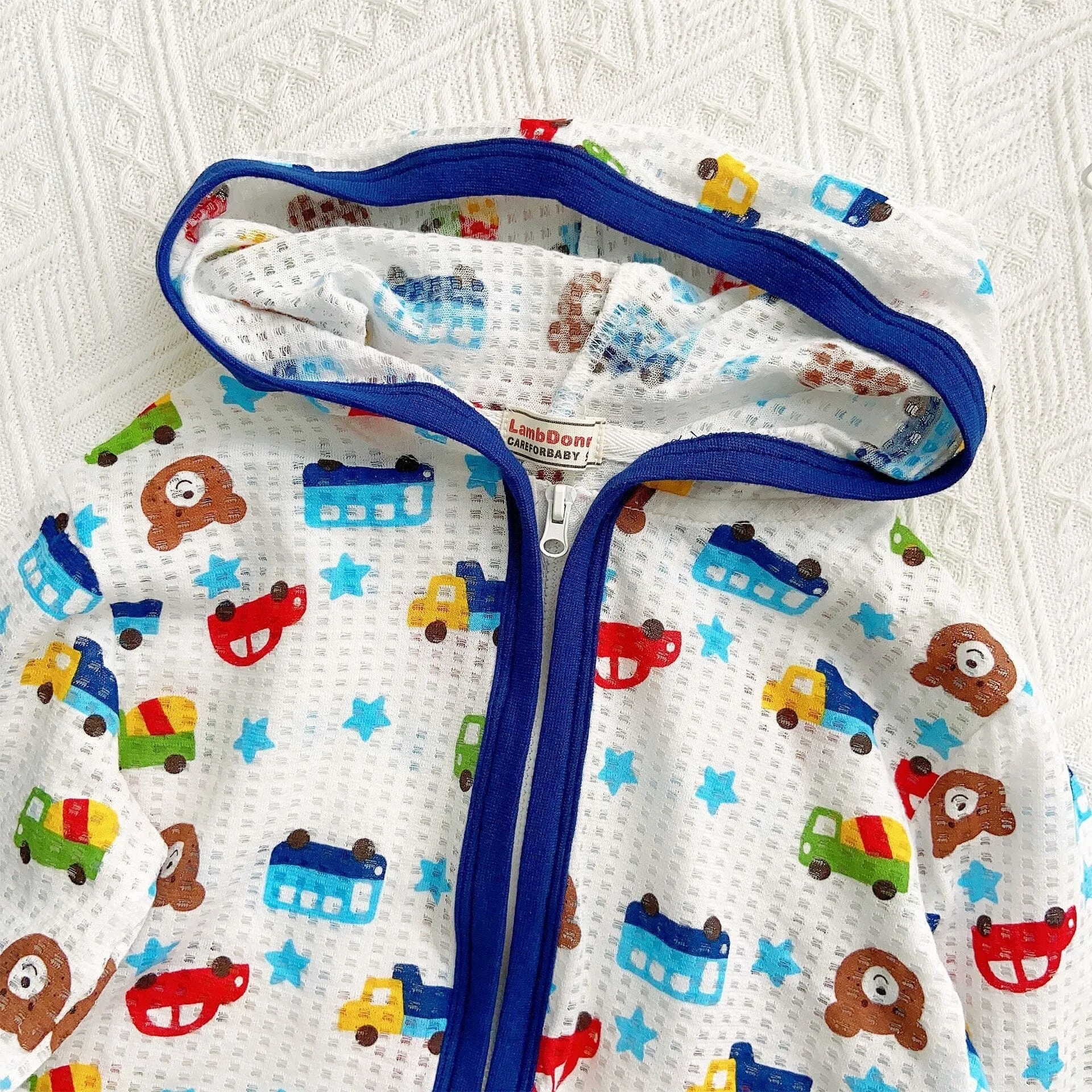 Cartoon Breathable Sun Protection Zip-Up Hoodie