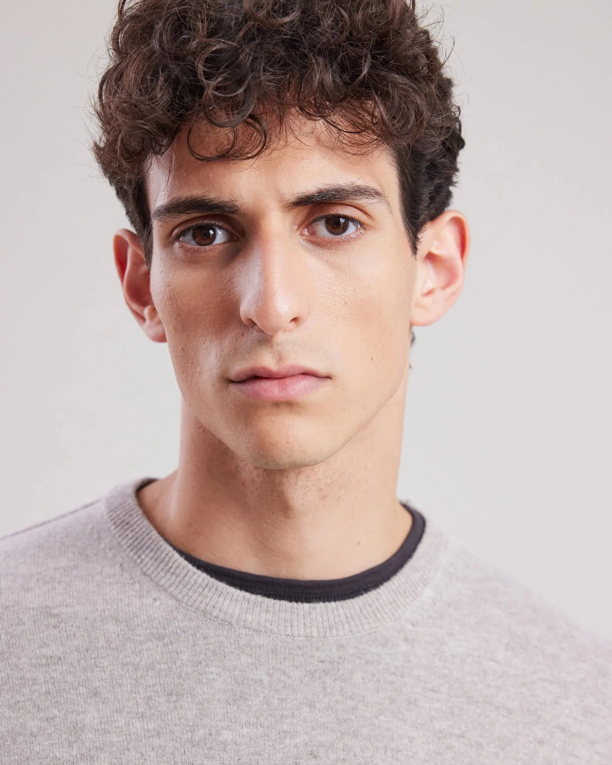 Hartford Sweatshirt Natural Wool & Cashmere Sweater - Natural