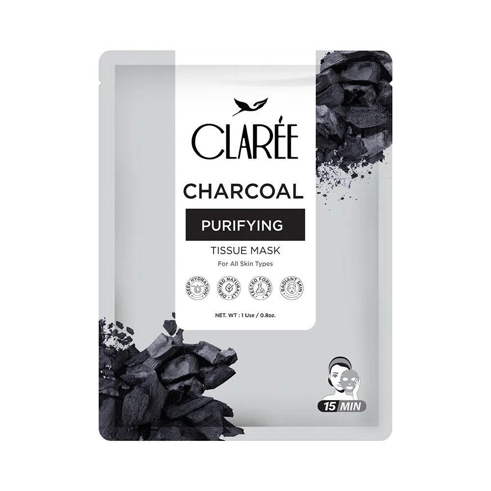 Herbion Clarée Charcoal Purifying Tissue Mask