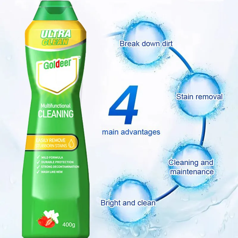 Jumbo Bottle 400g  49% OFF  Multi-Purpose Cleanser - One Wipe!