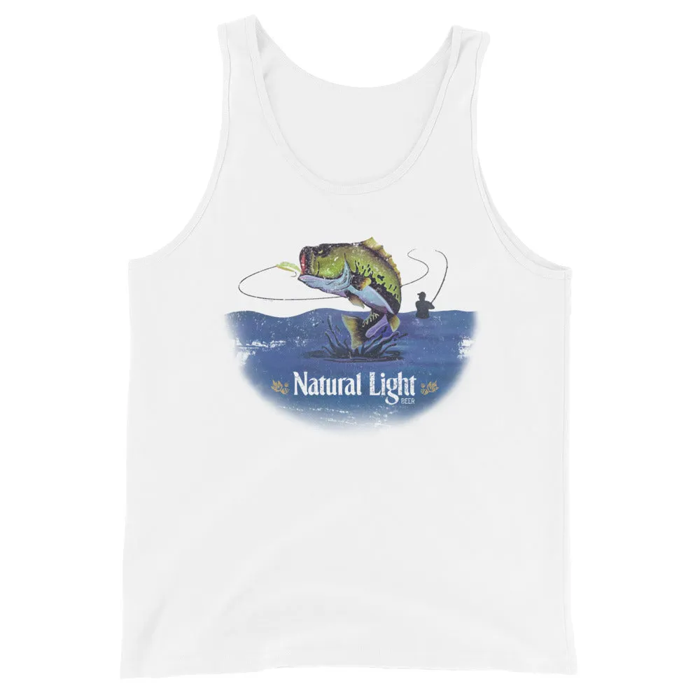 Natural Light Bass Fishing Tank Top
