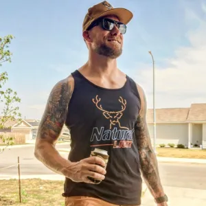 Natural Light Neon Deer Tank Top