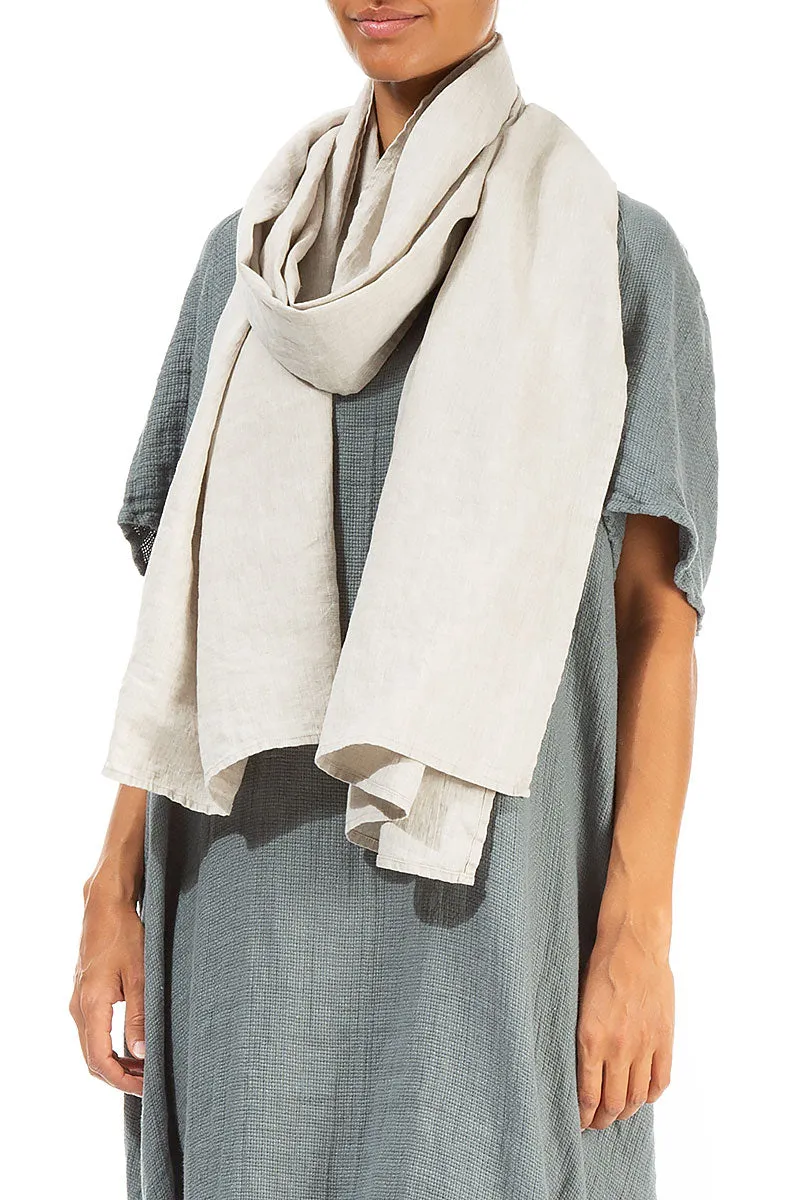 Natural Linen Scarf