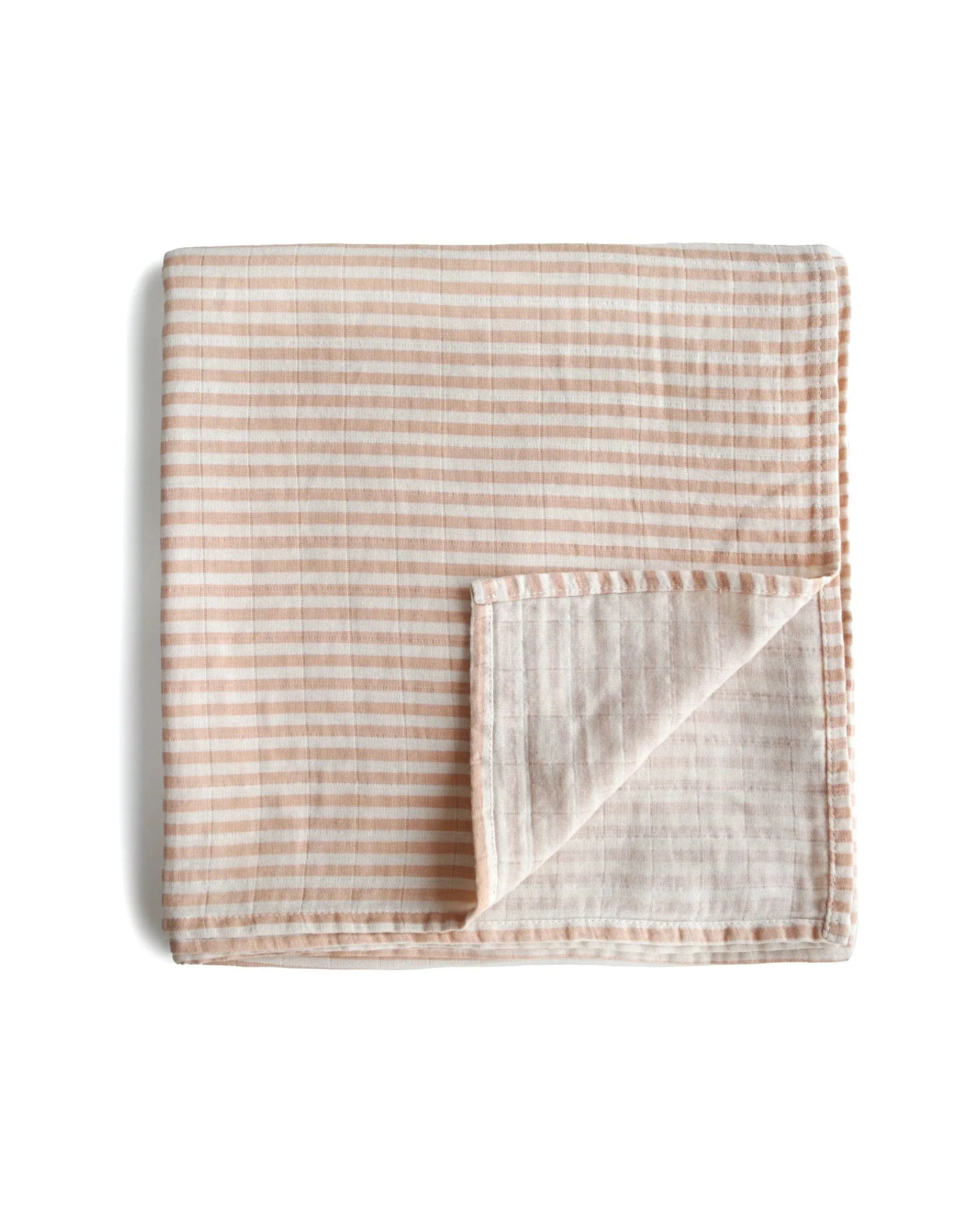 Organic Cotton Swaddle - Natural Stripe