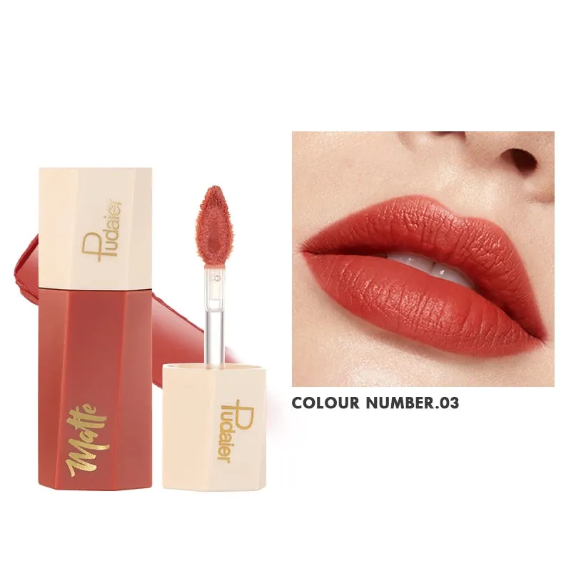 Pudaier Waterproof Matte And Moisturizing Liquid Lipstick