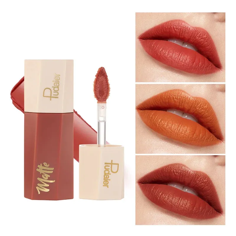 Pudaier Waterproof Matte And Moisturizing Liquid Lipstick
