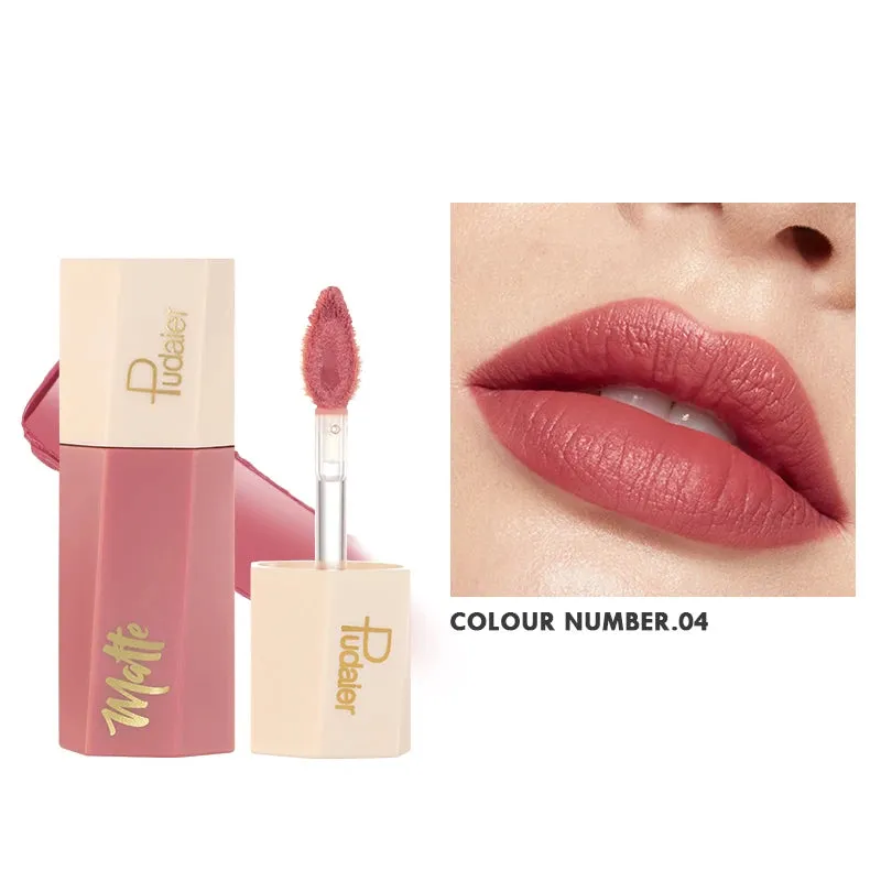 Pudaier Waterproof Matte And Moisturizing Liquid Lipstick