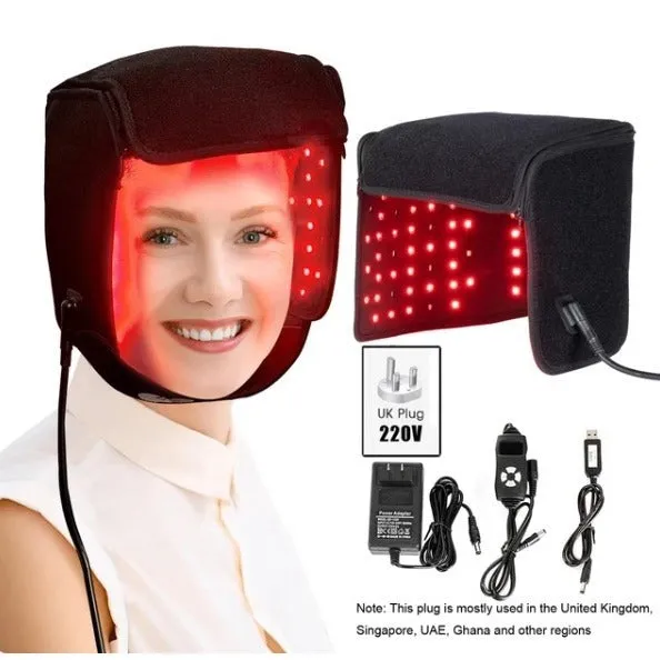 Red Light Oil Control Hair Cap Household
