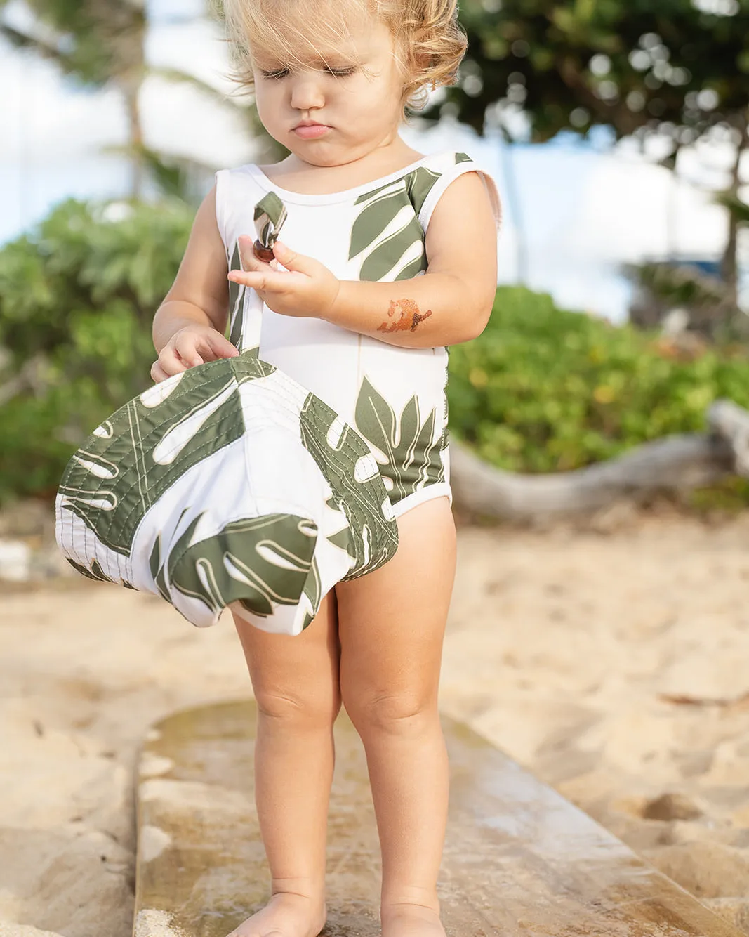 The Liko Bucket Hat | Adjustable Toddler & Baby Sun Hat with Cotton Canvas Lining | Ullu
