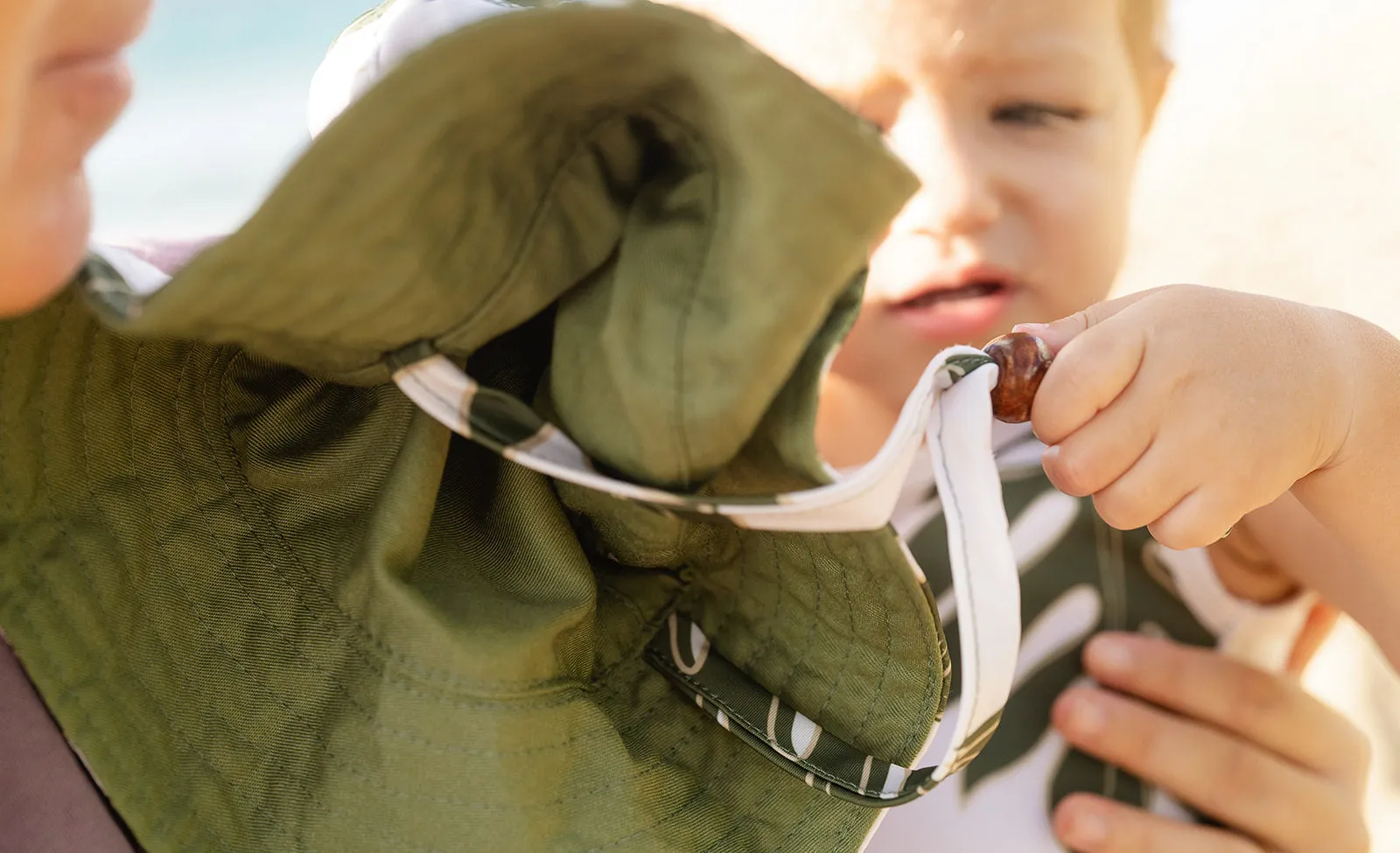 The Liko Bucket Hat | Adjustable Toddler & Baby Sun Hat with Cotton Canvas Lining | Ullu