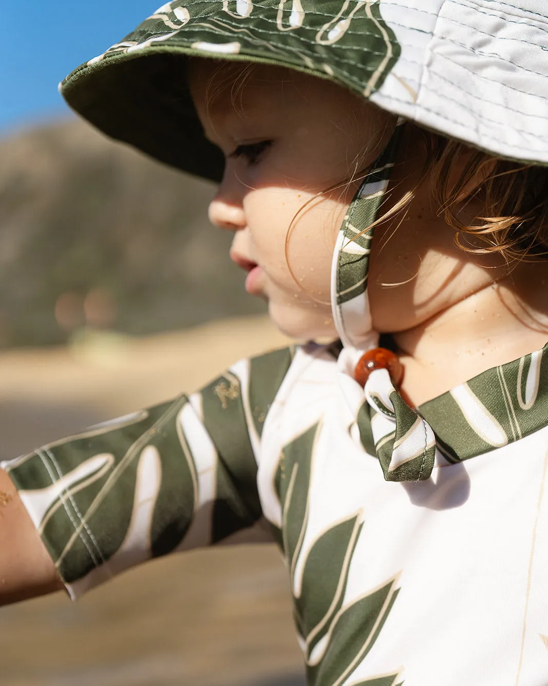 The Liko Bucket Hat | Adjustable Toddler & Baby Sun Hat with Cotton Canvas Lining | Ullu