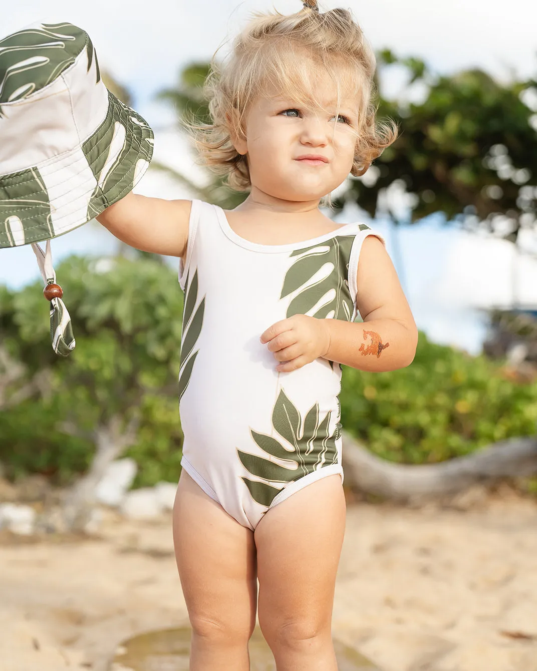 The Liko Bucket Hat | Adjustable Toddler & Baby Sun Hat with Cotton Canvas Lining | Ullu