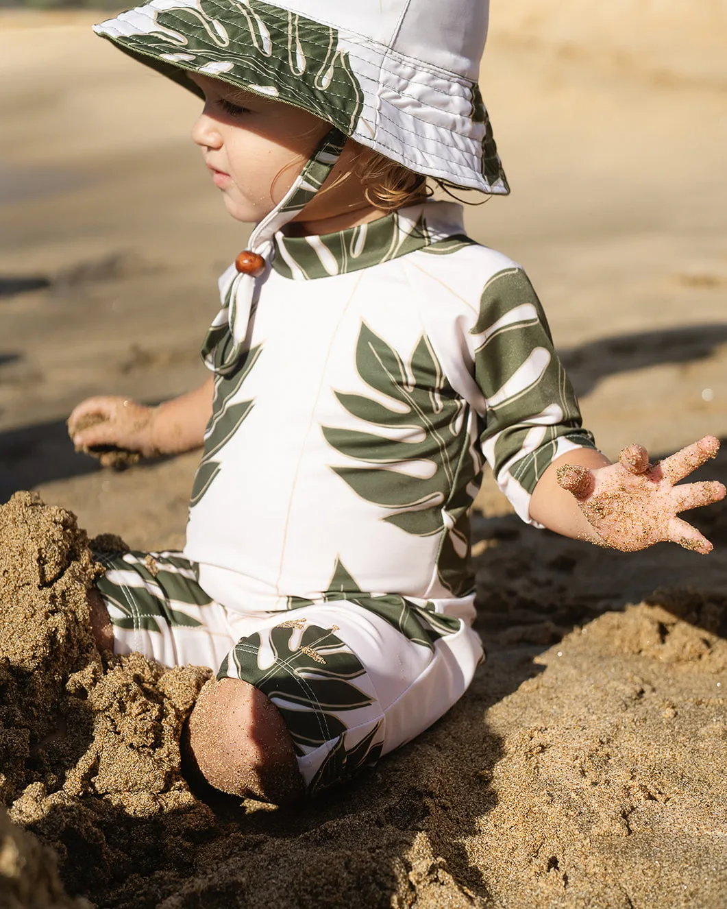 The Liko Bucket Hat | Adjustable Toddler & Baby Sun Hat with Cotton Canvas Lining | Ullu