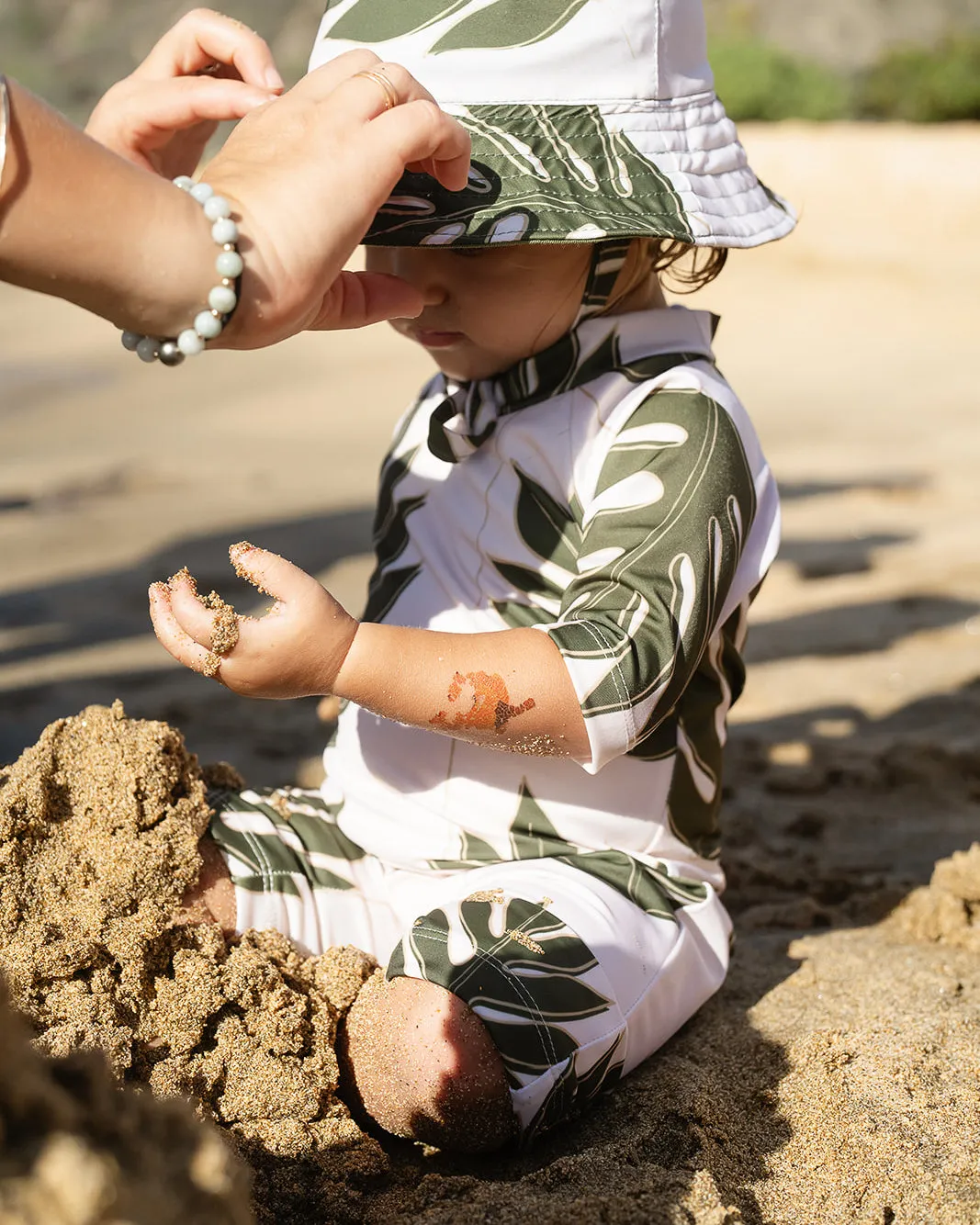 The Liko Bucket Hat | Adjustable Toddler & Baby Sun Hat with Cotton Canvas Lining | Ullu