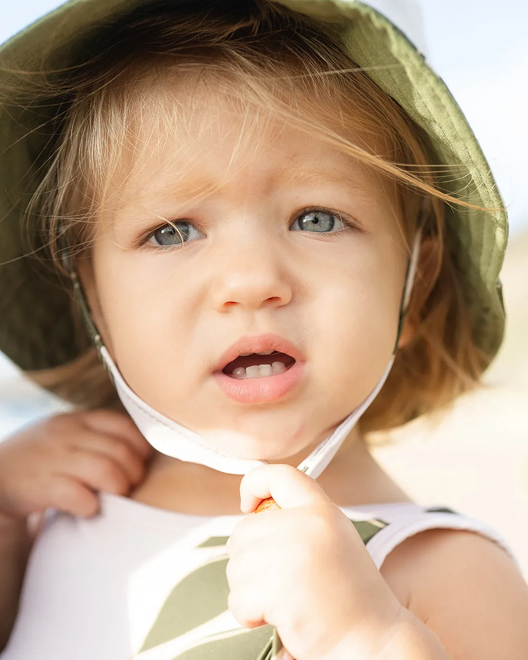 The Liko Bucket Hat | Adjustable Toddler & Baby Sun Hat with Cotton Canvas Lining | Ullu