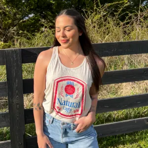 Vintage USA Natural Light Tank Top